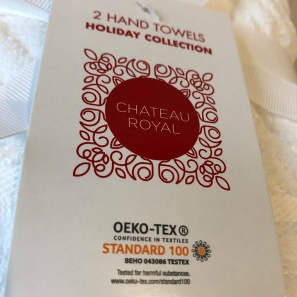 Chateau Royale Holiday Hand Towel Set - Picture 7 of 7